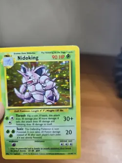 Pokemon TCG Nidoking Base Set Unlimited Holo 11/102 WOTC VTG 1999 MP/HP - Image 3