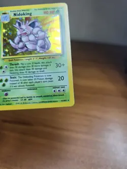 Pokemon TCG Nidoking Base Set Unlimited Holo 11/102 WOTC VTG 1999 MP/HP - Image 4