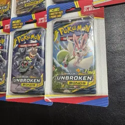 Pokemon TCG Unbroken Bonds Booster Pack Bundle 9 Sealed Packs - Image 3