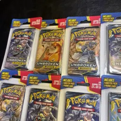 Pokemon TCG Unbroken Bonds Booster Pack Bundle 9 Sealed Packs - Image 5