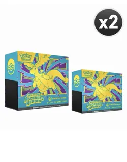 IN HAND Lot Of 2 Ascended Heroes Pokemon Center ETB Elite Trainer Box QUICK SHIP - Image 1