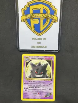 POKEMON GYM CHALLENGE SABRINA’S GENGAR NONHOLO 29/132 NM - Image 1