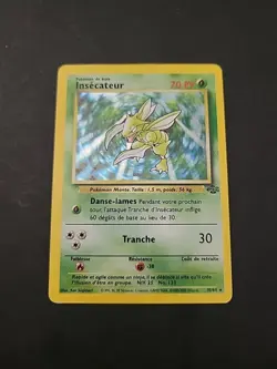 DMG/clean Scyther / Insecateur Jungle Unlimited 10/64 Pokemon WOTC Holo - French - Image 1