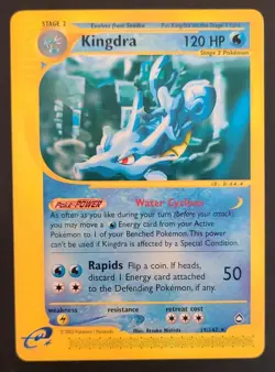 Pokemon KINGDRA 19/147 Rare Aquapolis - Near Mint 🍒 - Image 4