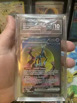 Pokemon Iron Crown ex 206/162 SIR Temporal Forces TAG 10 Gem Mint - Image 3