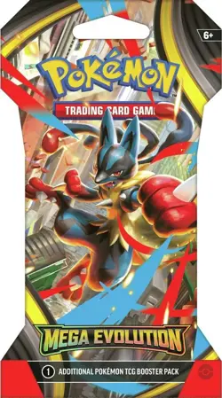 Pokemon TCG Mega Evolution Booster Pack LOT Plus temp forces - Image 1