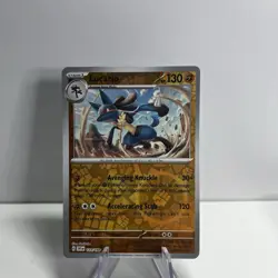 Lucario 114/198 Reverse Holo Uncommon Pokemon TCG Scarlet & Violet - Image 1