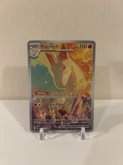 Pokemon SV10: Destined Rivals Rapidash 189/182 Holo Illustration Rare English NM - Image 1