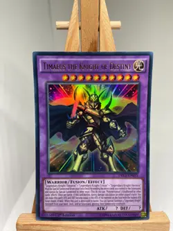 Timaeus The Knight Of Destiny - Ultra Rare 1st Edition DRL3-EN055 - NM - YuGiOh - Image 1