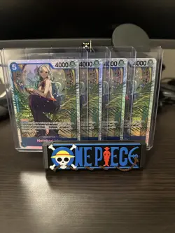 4x Nefeltari Vivi SR Playset EB03-024 ENGLISH One Piece Heroines (Near Mint) - Image 1
