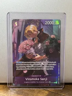One Piece TCG Vinsmoke Sanji (TR) - Legacy of the Masters (OP12) English NM - Image 1
