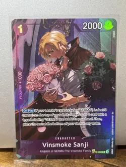 One Piece TCG Vinsmoke Sanji (TR) - Legacy of the Masters (OP12) English NM - Image 3