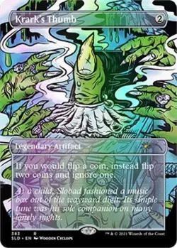MTG English Krark's Thumb NM Foil Secret Lair - Image 1