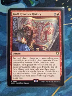 MTG Guff Rewrites History - NM - Commander Masters - Image 1