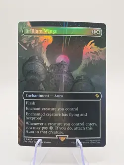 Brilliant Wings (Borderless) Commander: Final Fantasy Foil - Image 1
