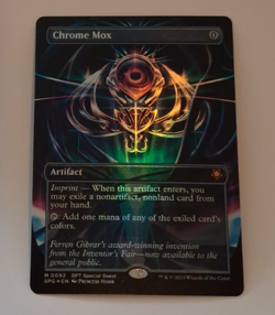 Chrome Mox Borderless FOIL NM Special Guests MTG Aetherdrift Magic the Gathering - Image 1