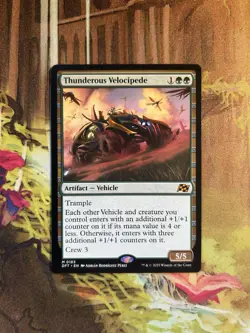 Thunderous Velocipede MTG NM Aetherdrift - Image 1