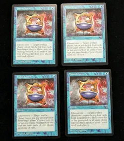 Vision Charm Visions x4 Playset LP MTG - English - Blue Instant - Image 1