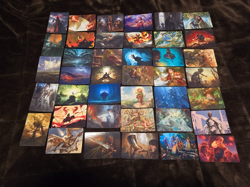 MTG Lot of 40 ART SERIES Cards "LORD OF THE RINGS" BILBO/ARAGORN/GANDALF - Image 1