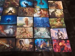 MTG Lot of 40 ART SERIES Cards "LORD OF THE RINGS" BILBO/ARAGORN/GANDALF - Image 2
