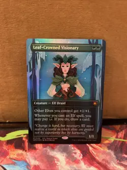Leaf-Crowned Visionary (Borderless) Special Guests Foil - Image 1