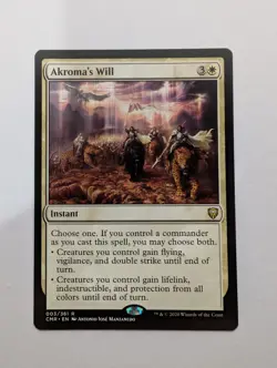 Akroma's Will - Commander Legends - (003) - NM - Image 1