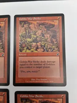 Lot Of 4 Goblin War Strike Scourge Regular - Image 4