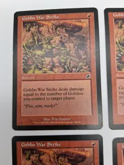 Lot Of 4 Goblin War Strike Scourge Regular - Image 5