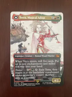 Terra Magical Adept (Borderless) Final Fantasy Regular - Mythic NM - 323 - Image 1