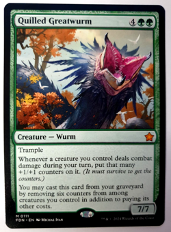 Quilled Greatwurm - MTG Foundations - Mythic - 0111 NM - Image 1