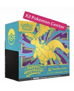 Pokemon Center Mega Evolution: Ascended Heroes ETB (X2) - In Hand - Image 2
