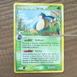 Pokemon Snorlax 10/101 Dragon Frontiers Reverse Holo Rare Delta Species 80HP - Image 1