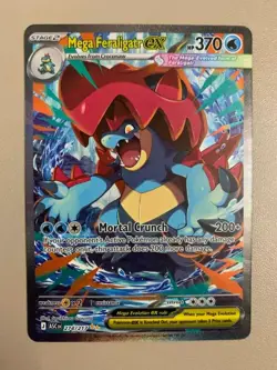 Pokemon TCG Ascended Heroes Mega Feraligatr EX 274/217 SIR - NM - Image 1