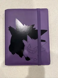 Pokemon Ultra Pro Binder Premium Gengar Purple Opened Never Used - Image 1