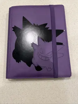 Pokemon Ultra Pro Binder Premium Gengar Purple Opened Never Used - Image 2