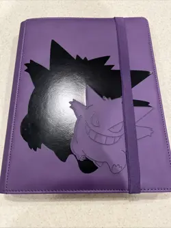 Pokemon Ultra Pro Binder Premium Gengar Purple Opened Never Used - Image 3