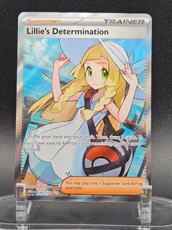 Pokemon TCG Lillie's Determination 169/132 Mega Evolution Holo **NM** - Image 1