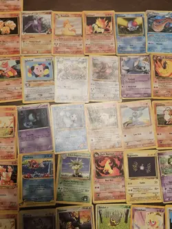Pokemon Cards Vintage Lot Of Over 200 Previously Used Cards(approximately 214) - Image 3