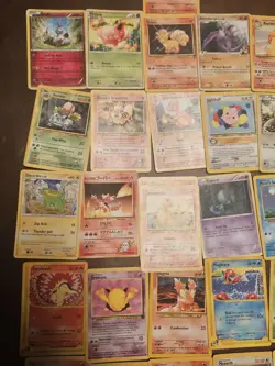 Pokemon Cards Vintage Lot Of Over 200 Previously Used Cards(approximately 214) - Image 4
