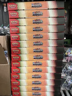 Pokemon Prismatic Evolutions Poster Collection Box New Factory Sealed- Lot Of 14 - Image 2