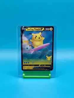 NM - 2021 POKEMON CELEBRATIONS LOT, 4 SURFING PIKACHU Vs & 1 FLYING PIKACHU VMAX - Image 2