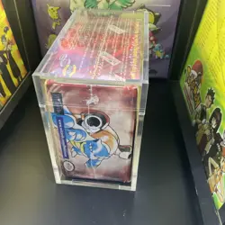 Pokemon Base Set Empty Booster Box Green Wing Charizard w/ WOTC Wrapper & Case - Image 4