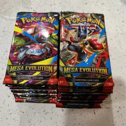 🔥 Pokemon TCG Lot Of 30 LOOSE Factory Sealed Mega Evolutions Packs 🔥 - Image 1