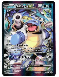 Pokemon TCG - Blastoise EX #XY122 - Black Star Promo 2016 - MP - Image 1