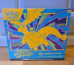 Pokemon TCG - Ascended Heroes Pokemon Center Elite Trainer Box ETB in hand - Image 1