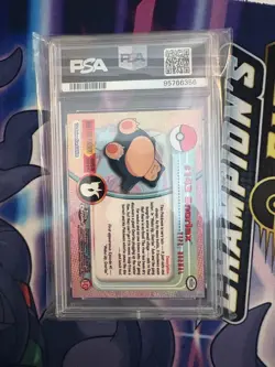 PSA 10 Snorlax 143 2000 Topps Chrome TV Animation Pokemon Card - Image 2