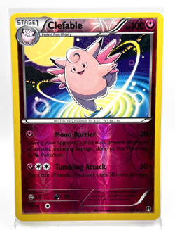 Clefable 82/122 Reverse Holo Pokemon Card 2016 XY BreakPoint LP - Image 1