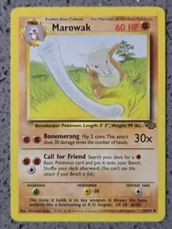 Pokemon - Marowak - 39/64 - Jungle - WOTC - Uncommon - LP - Image 1