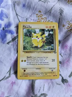 Pokemon TCG Pikachu Jungle 60/64 Regular Unlimited Common MP/HP - Image 1