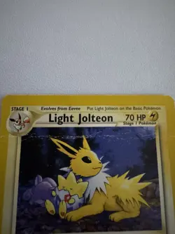 Pokemon TCG Light Jolteon Neo Destiny Card 48/105 Unlimited Uncommon damaged - Image 2